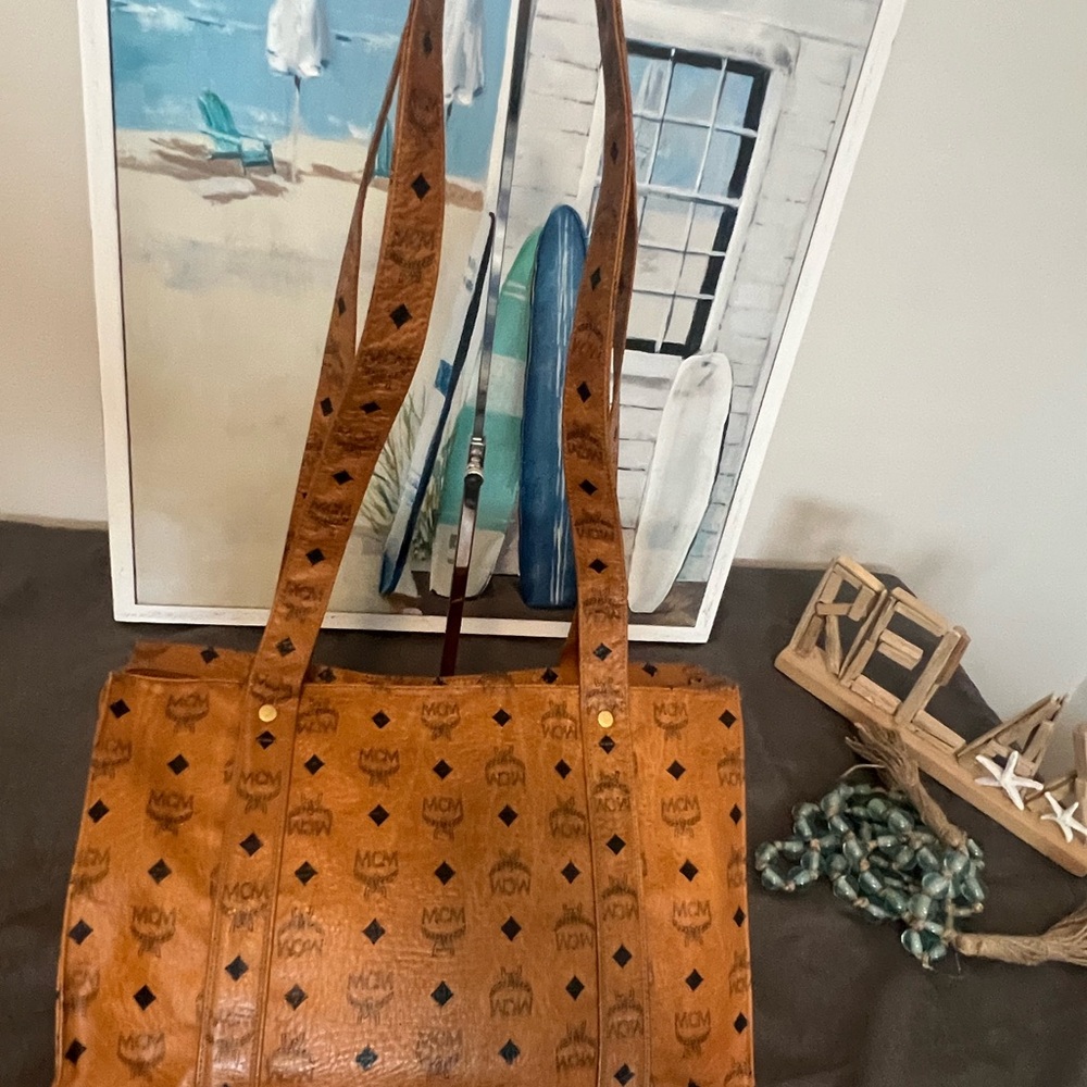 MCM Cognac Tote Bag - Picture 2 of 12